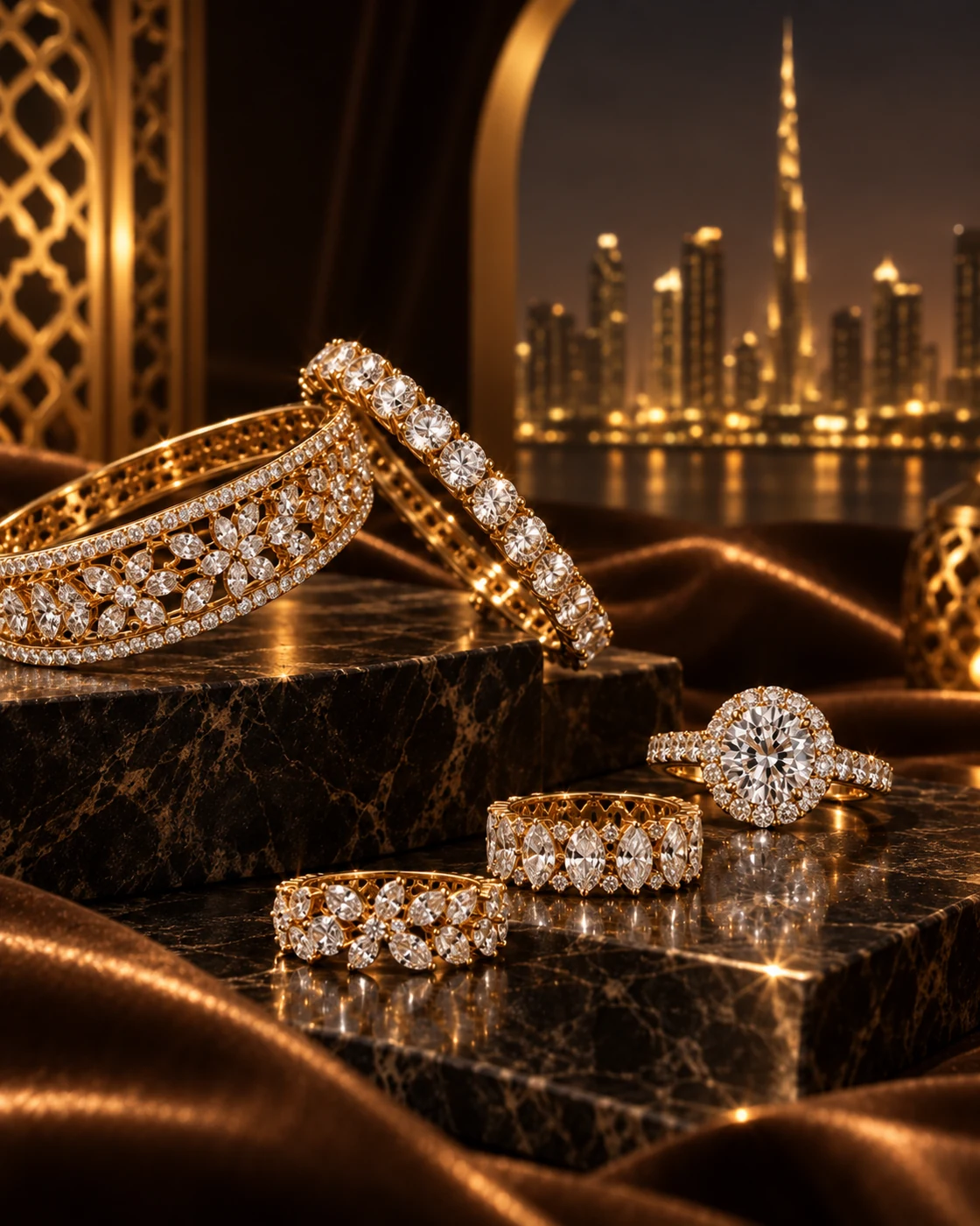 Diamond ring detail